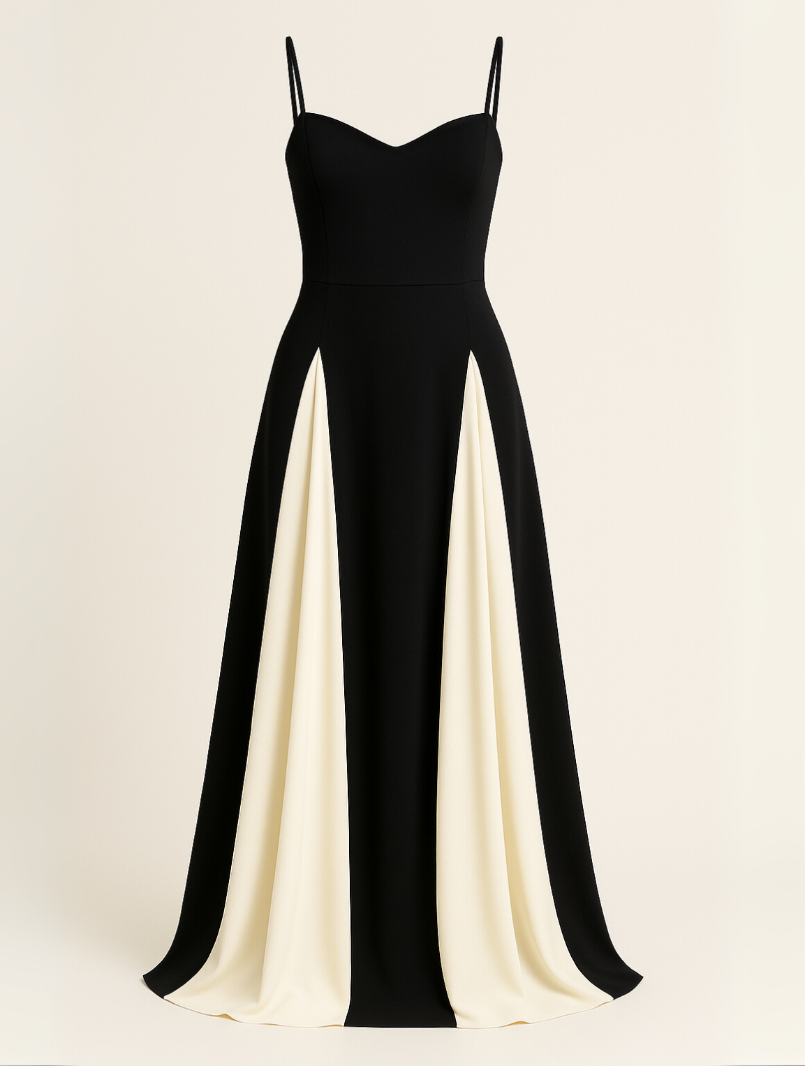 Women’s Evening Maxi Dress | A Line Spaghetti Strap Floor Length Gown