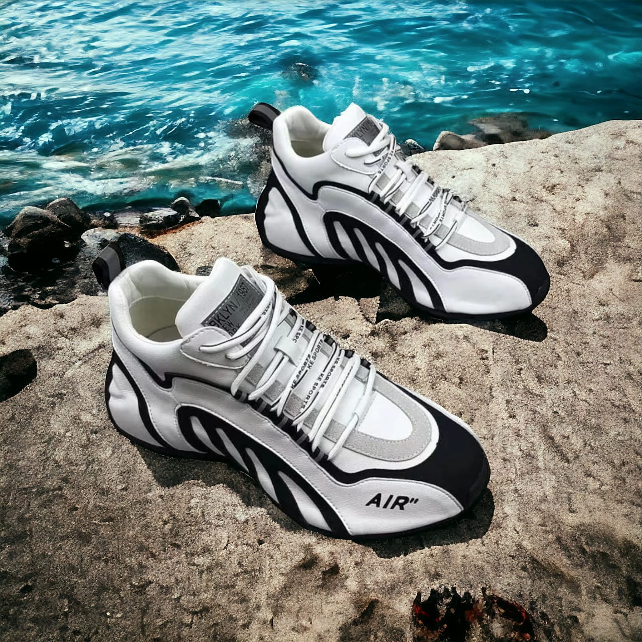 Running Trainers - Lace Up Sport Style for Active Wear
