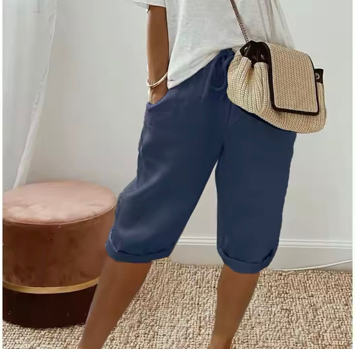Women's Drawstring Walking Shorts