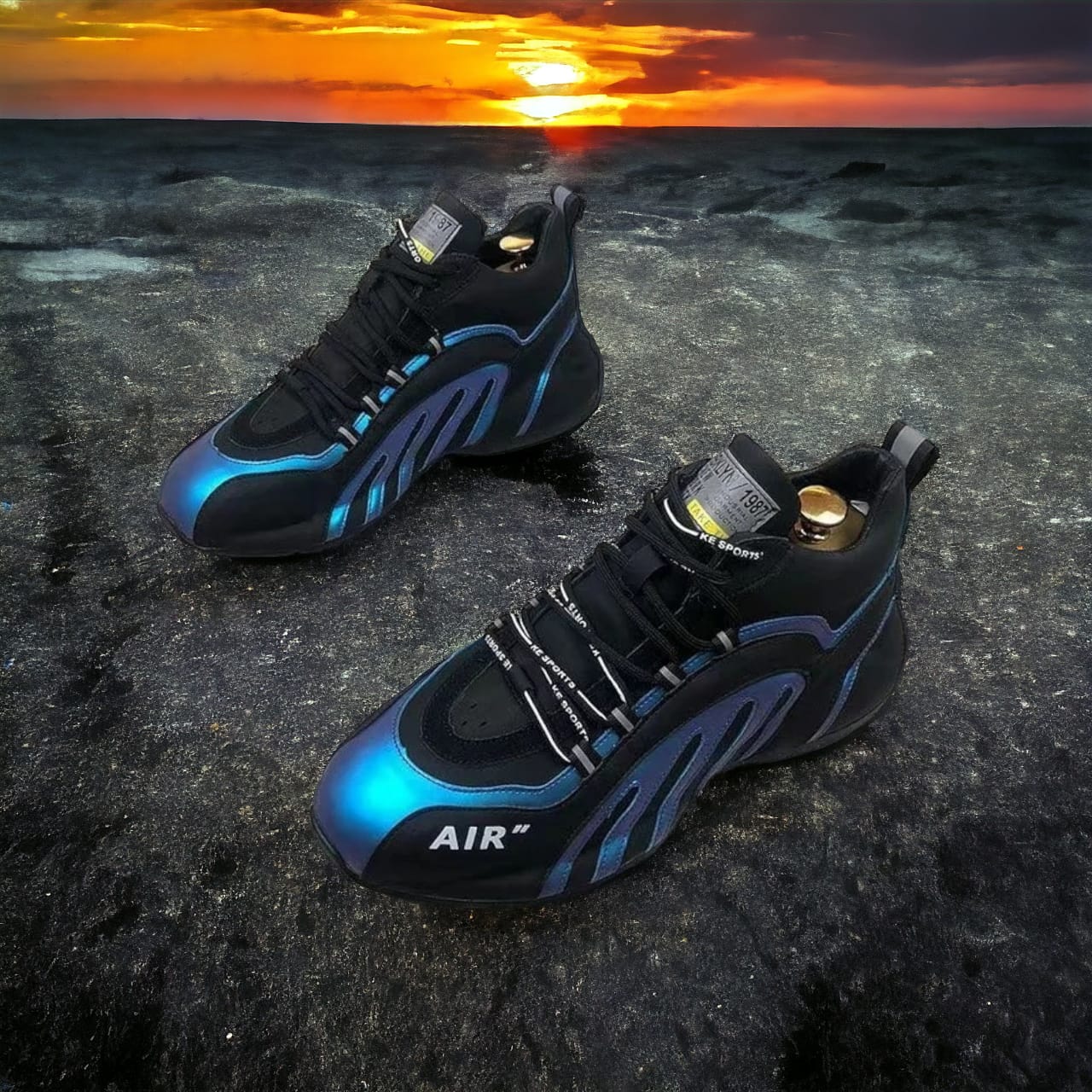 Running Trainers - Lace Up Sport Style for Active Wear