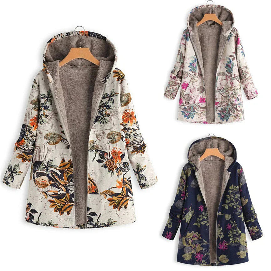 Zaraya | Patterned jacket inspired by timeless retro elegance