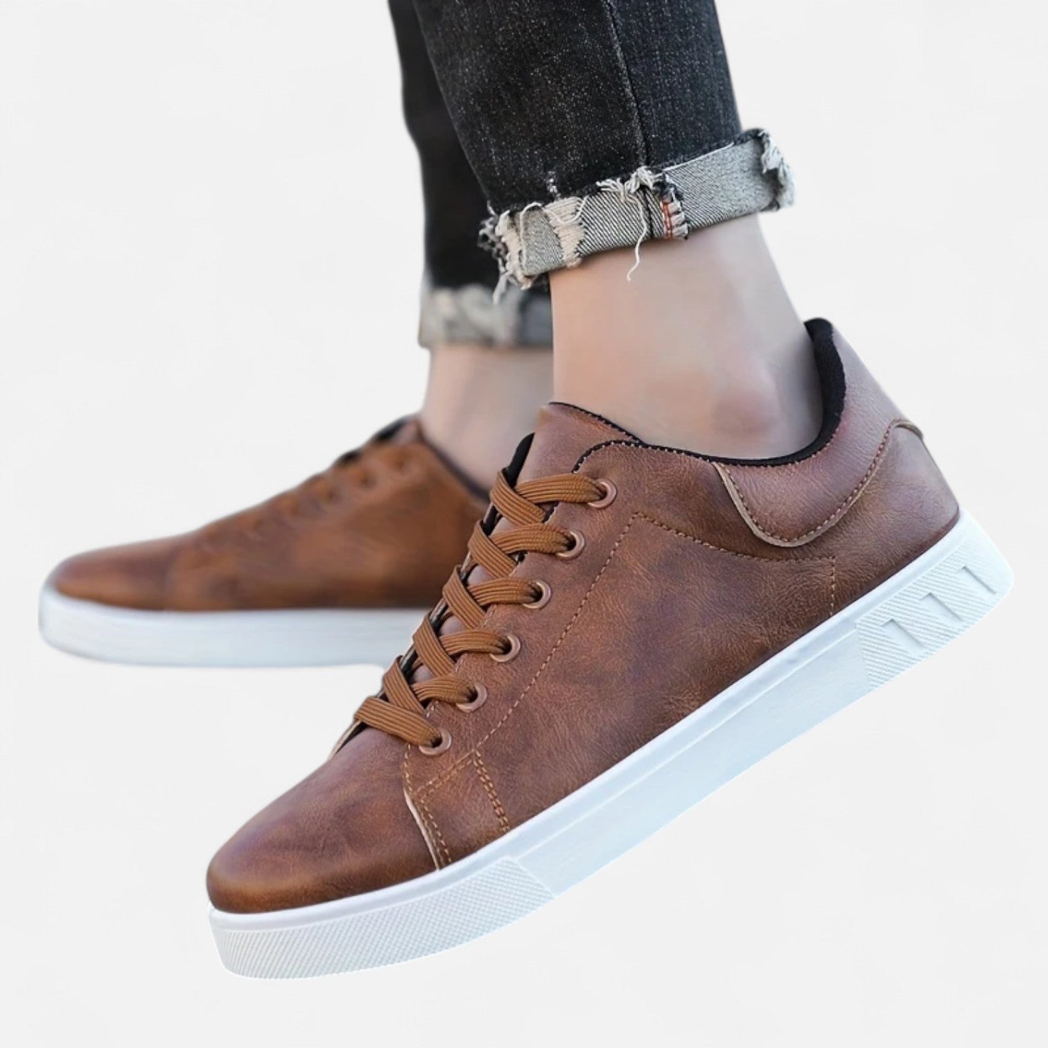Men’s Sneakers Business Casual | Smart Casual Lace-Up Shoes For Work And Weekend