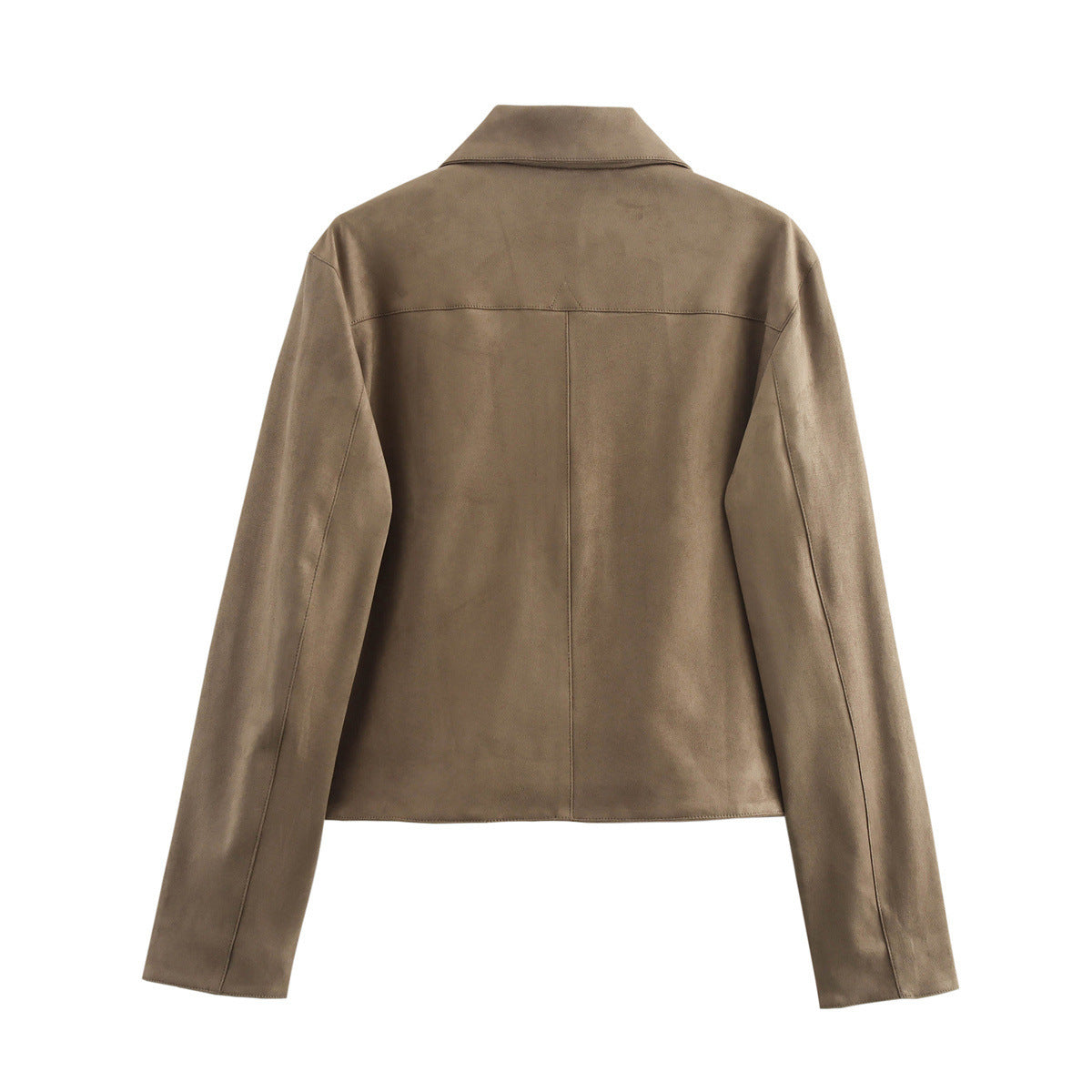 Short Button Jacket - Boxy Fit with Front Flap Pockets