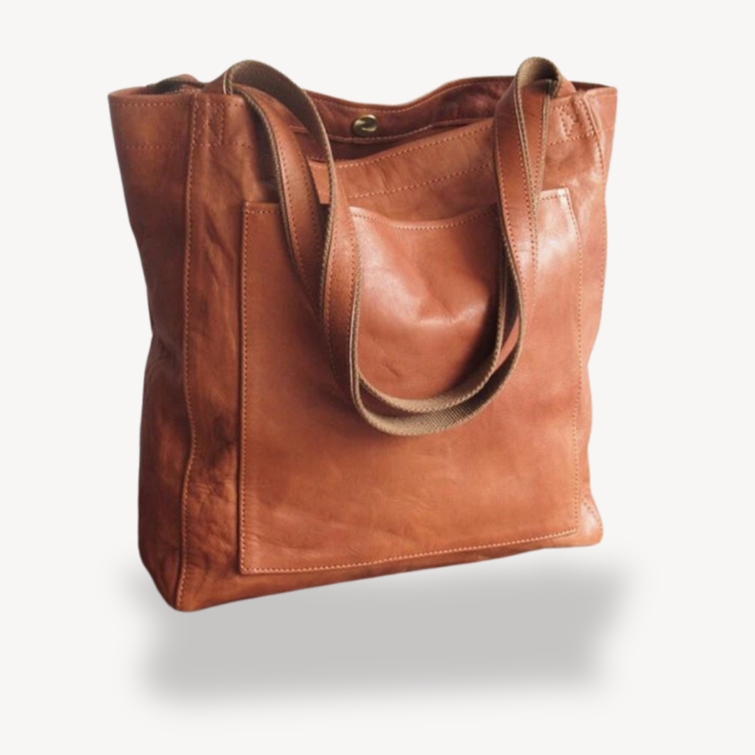 Large Shoulder Tote Bag - Structured Everyday Style