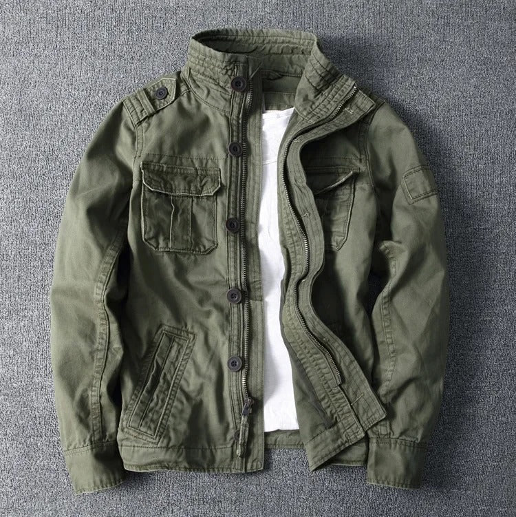 Utility Jacket | Button Front Casual Style