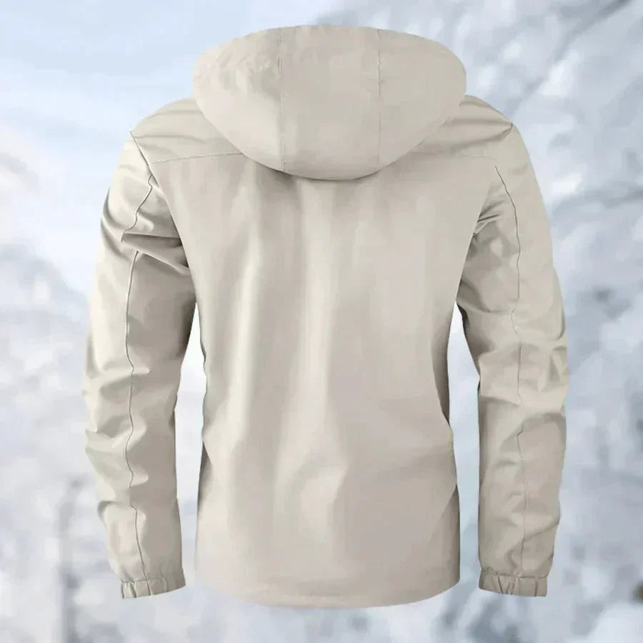 Hooded Parka Jacket - Multi Pocket Design