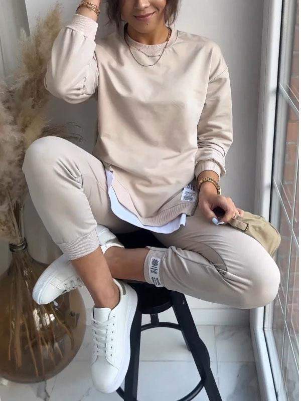 Tracksuit Set | Long Sleeve Top and Jogger Bottoms