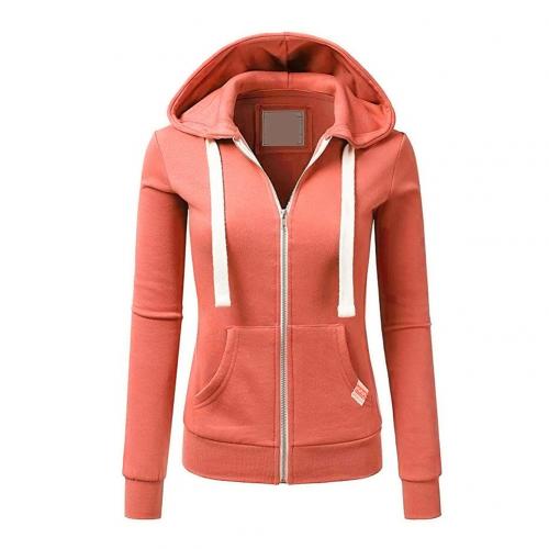 Zip Up Hoodie - Slim Fit with Drawstring Hood