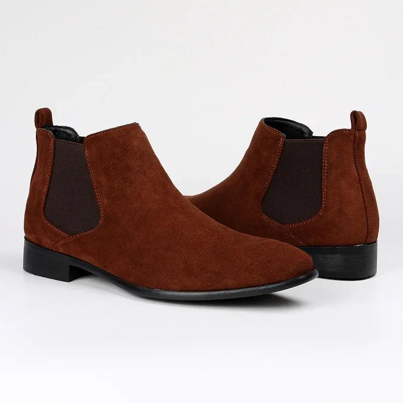 Chelsea Boots - Slim Ankle Fit with Square Toe Design