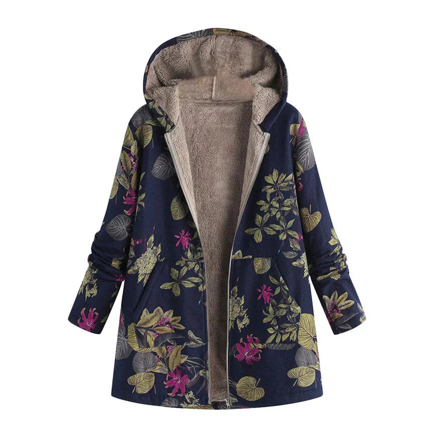 Zaraya | Patterned jacket inspired by timeless retro elegance