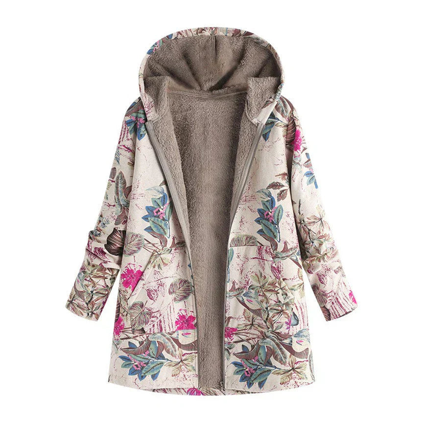 Zaraya | Patterned jacket inspired by timeless retro elegance