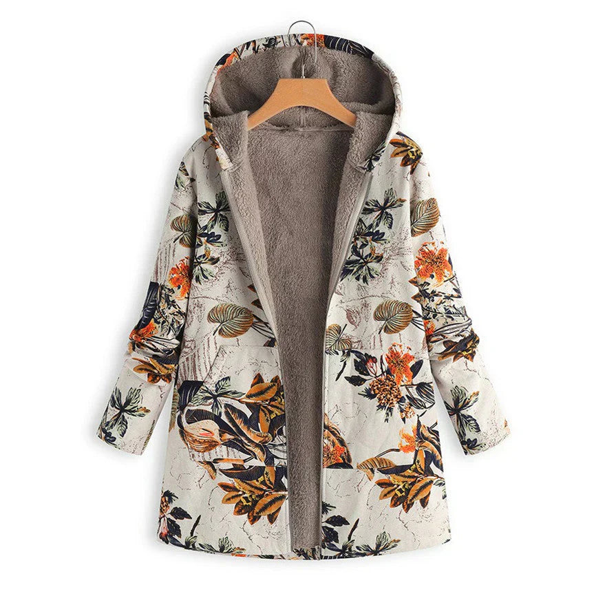 Zaraya | Patterned jacket inspired by timeless retro elegance