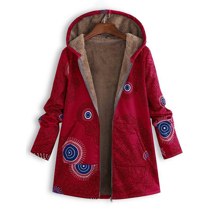 Zaraya | Patterned jacket inspired by timeless retro elegance