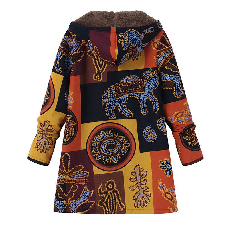 Zaraya | Patterned jacket inspired by timeless retro elegance