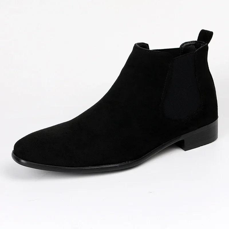 Chelsea Boots - Slim Ankle Fit with Square Toe Design
