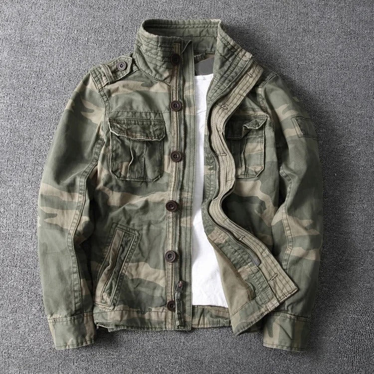 Utility Jacket | Button Front Casual Style