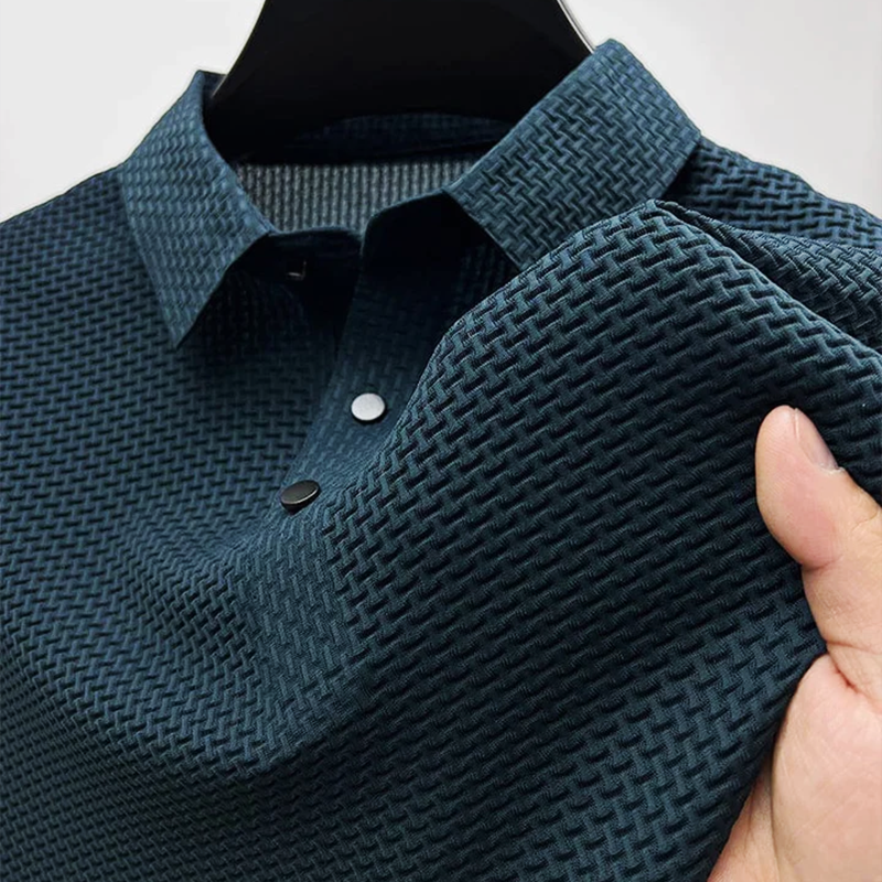 Men's Collared Casual Polo Shirt
