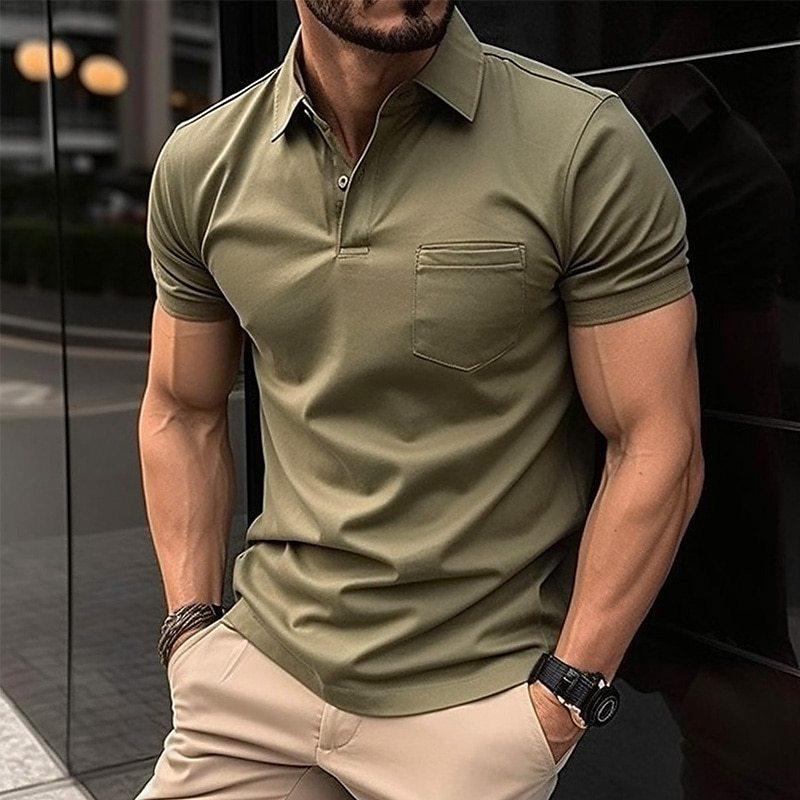 Men's Tight Collared Polo Shirt