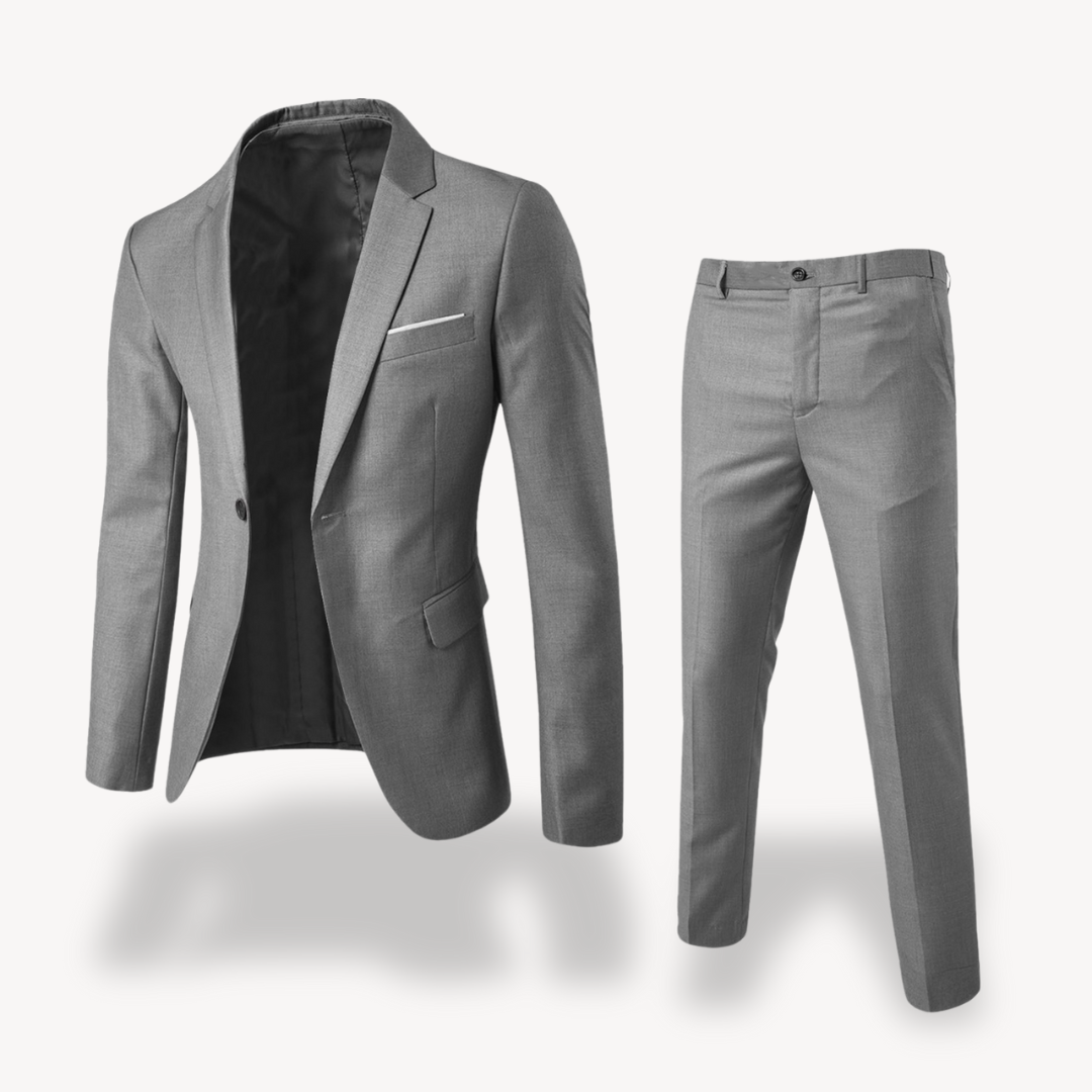 Formal Suit - Two Piece with Blazer and Slim Trousers