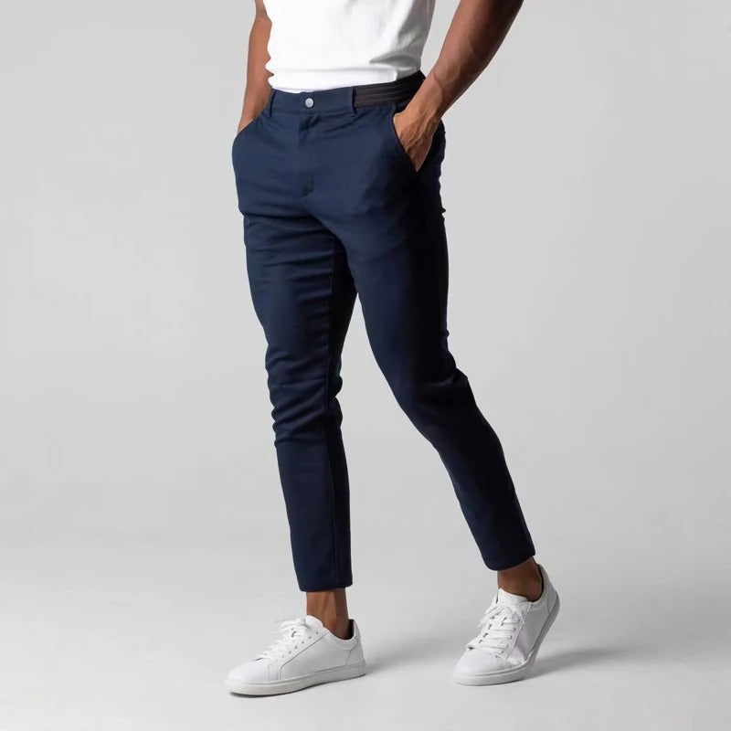 Slim Fit Chino Trousers | Smart Casual Style
