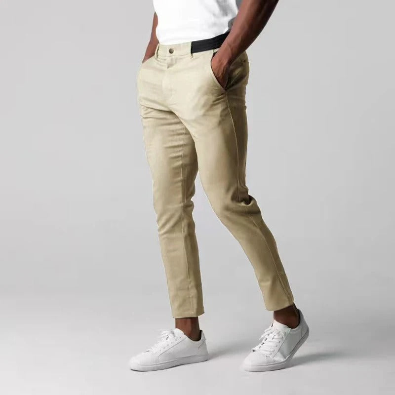 Slim Fit Chino Trousers | Smart Casual Style
