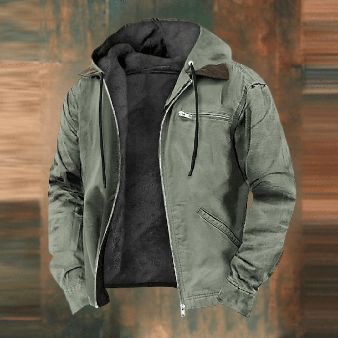Hooded Jacket Zip | Up Design with Lined Interior
