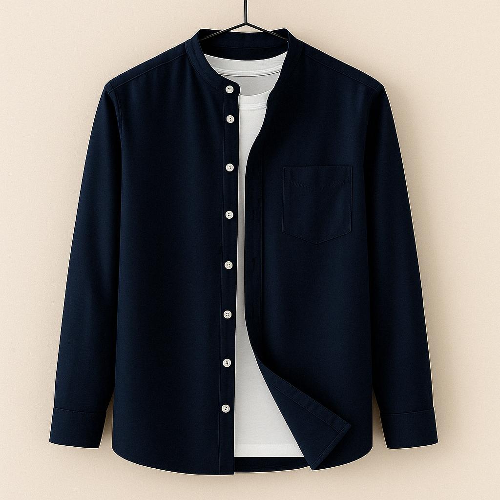 Button Collar Shirt | Long Sleeve