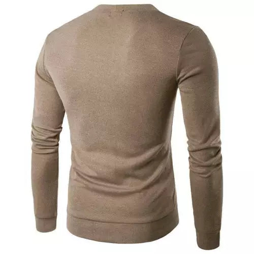 Button Up Cardigan | V Neck with Ribbed Trim