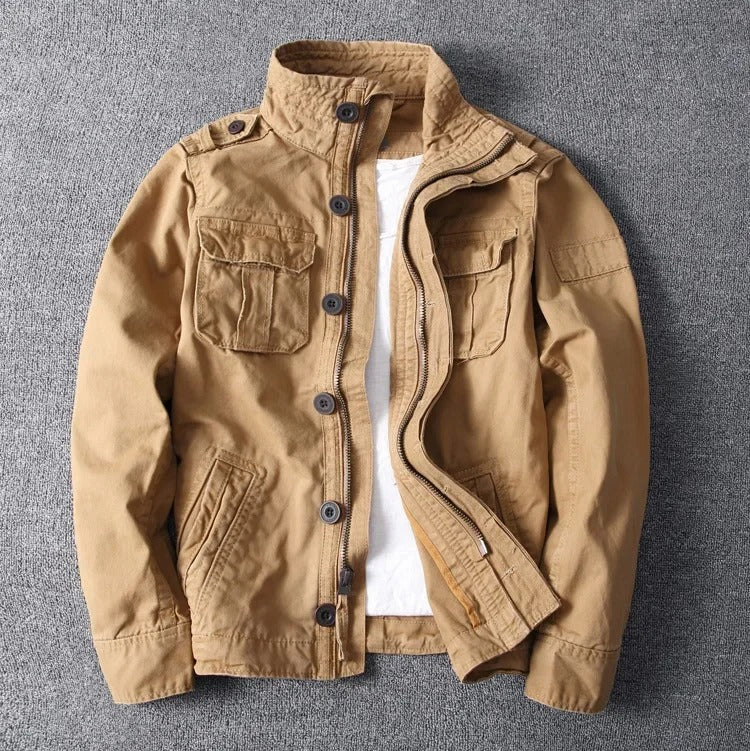 Utility Jacket | Button Front Casual Style