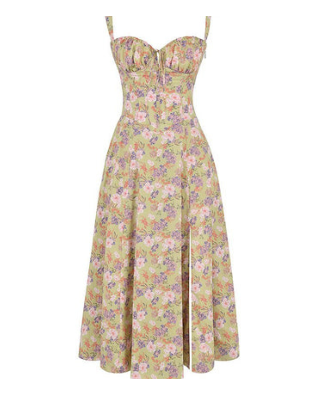 Women's Floral Wedding Guest Wrap Maxi Dress