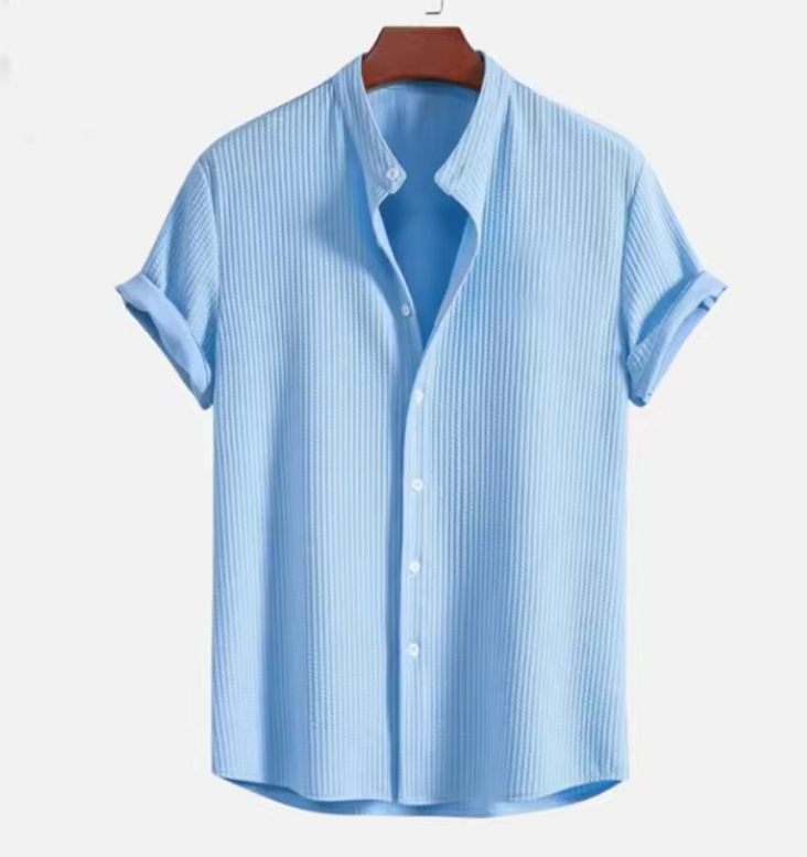 Men's Plain Short Sleeve Polo Shirt
