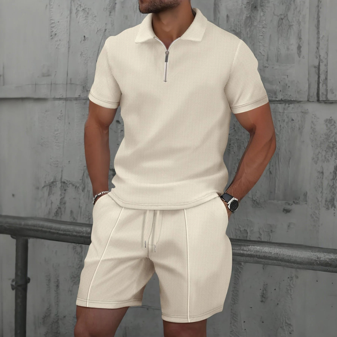 Men's Two Piece Matching Shorts and Shirt