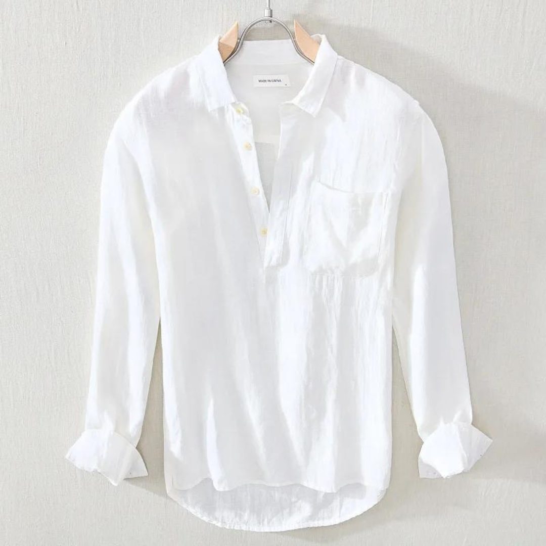Men's Casual Vintage Long Sleeve Shirt