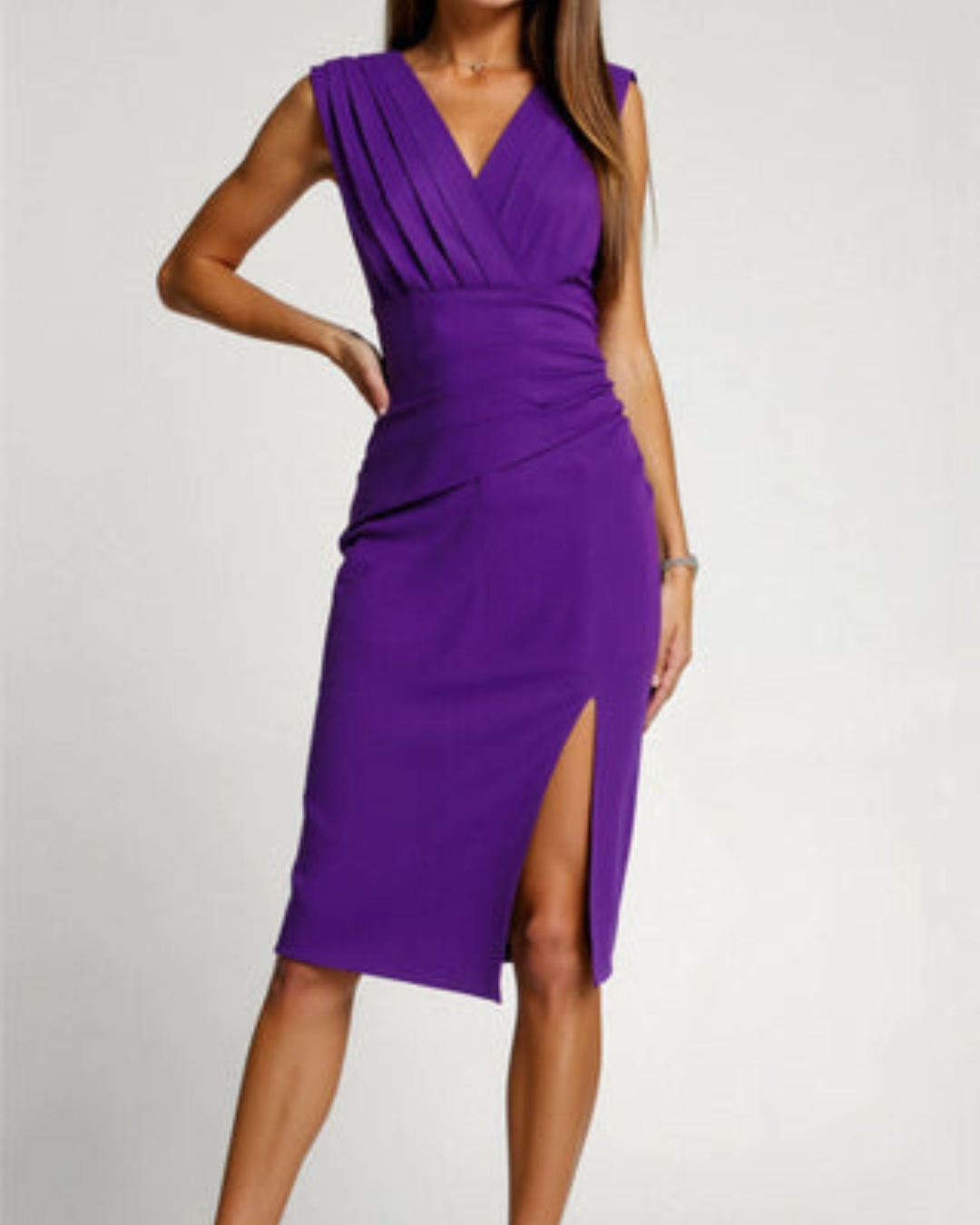 Women's Formal Wedding Guest Midi Dress