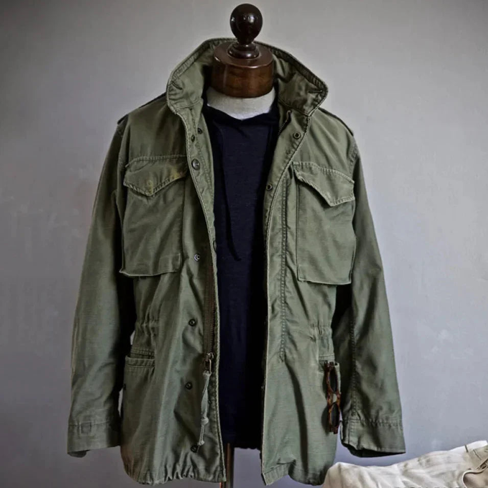 Field Jacket - Utility Style with Drawcord Waist