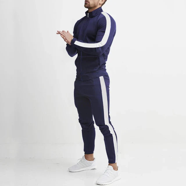 Tracksuit Set - Slim Fit with Side Stripe Detail
