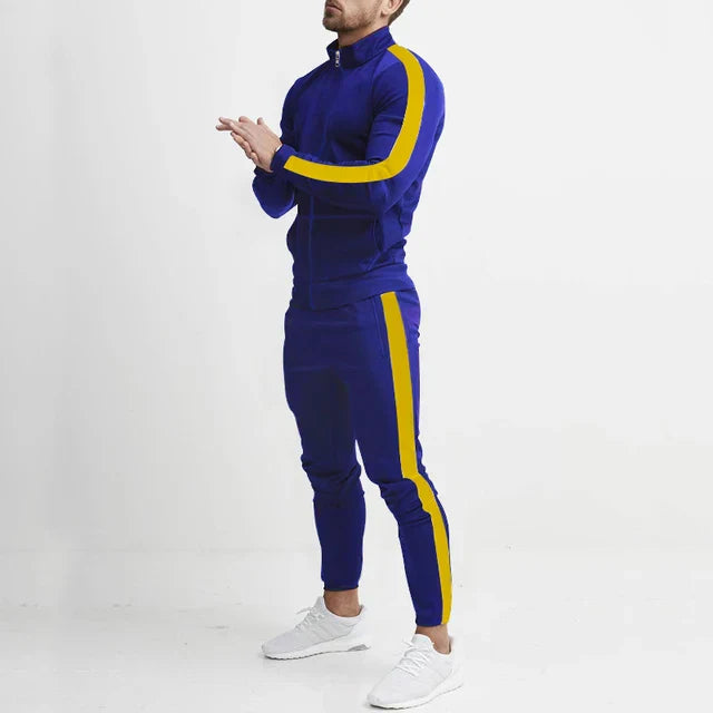 Tracksuit Set - Slim Fit with Side Stripe Detail