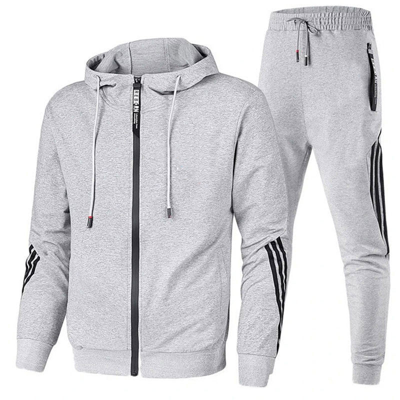 Tracksuit Set - Zip Hoodie and Slim Fit Joggers