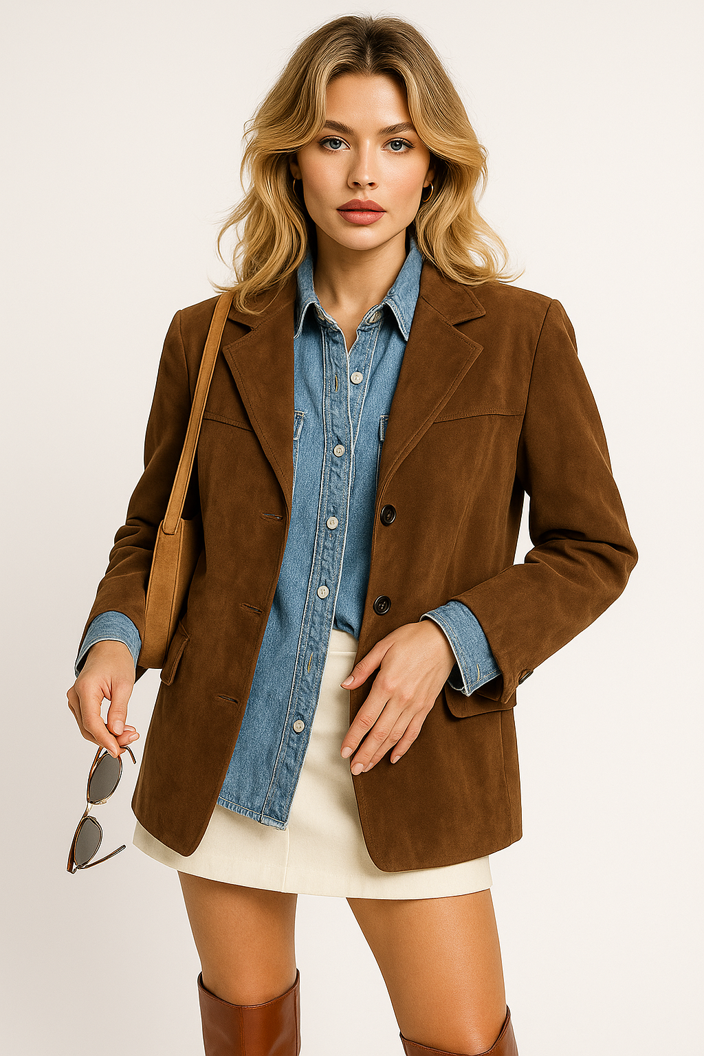 Blazer Jacket - Classic Fit with Button Front
