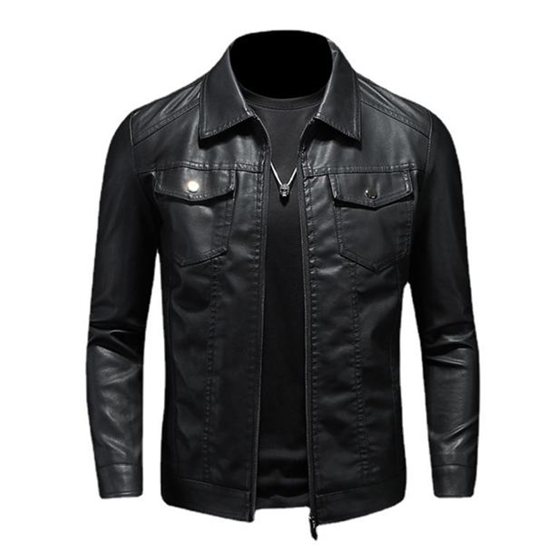 Biker Jacket | Slim Fit Zip Front Design
