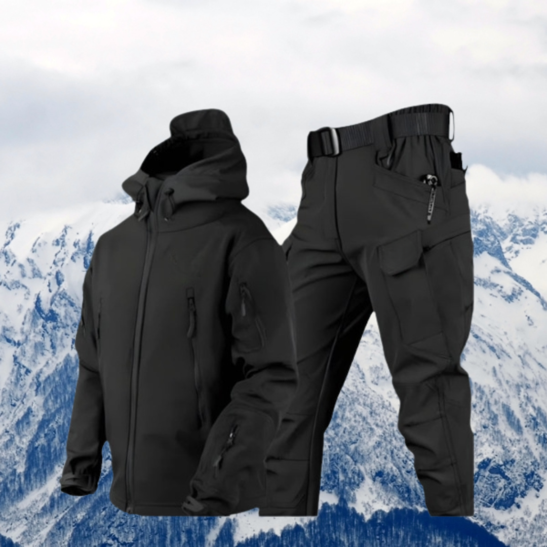 Ski Suit Set | Hooded Jacket with Trousers