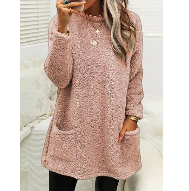 Longline Jumper | Relaxed Fit with Pockets