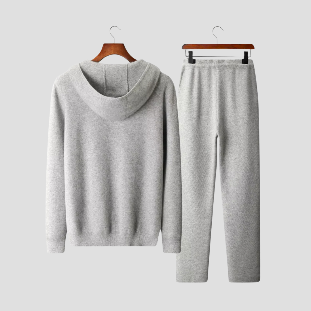 Men’s Tracksuit Zip Hoodie And Joggers Set | For Lounging And Casual Wear