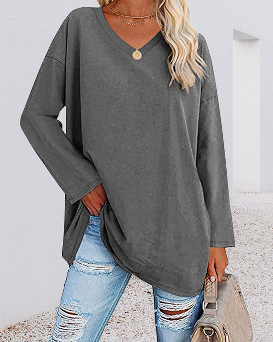 Chantal – the refined long-sleeve blouse