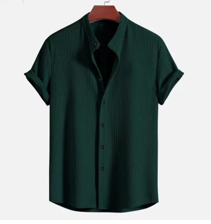 Men's Plain Short Sleeve Polo Shirt
