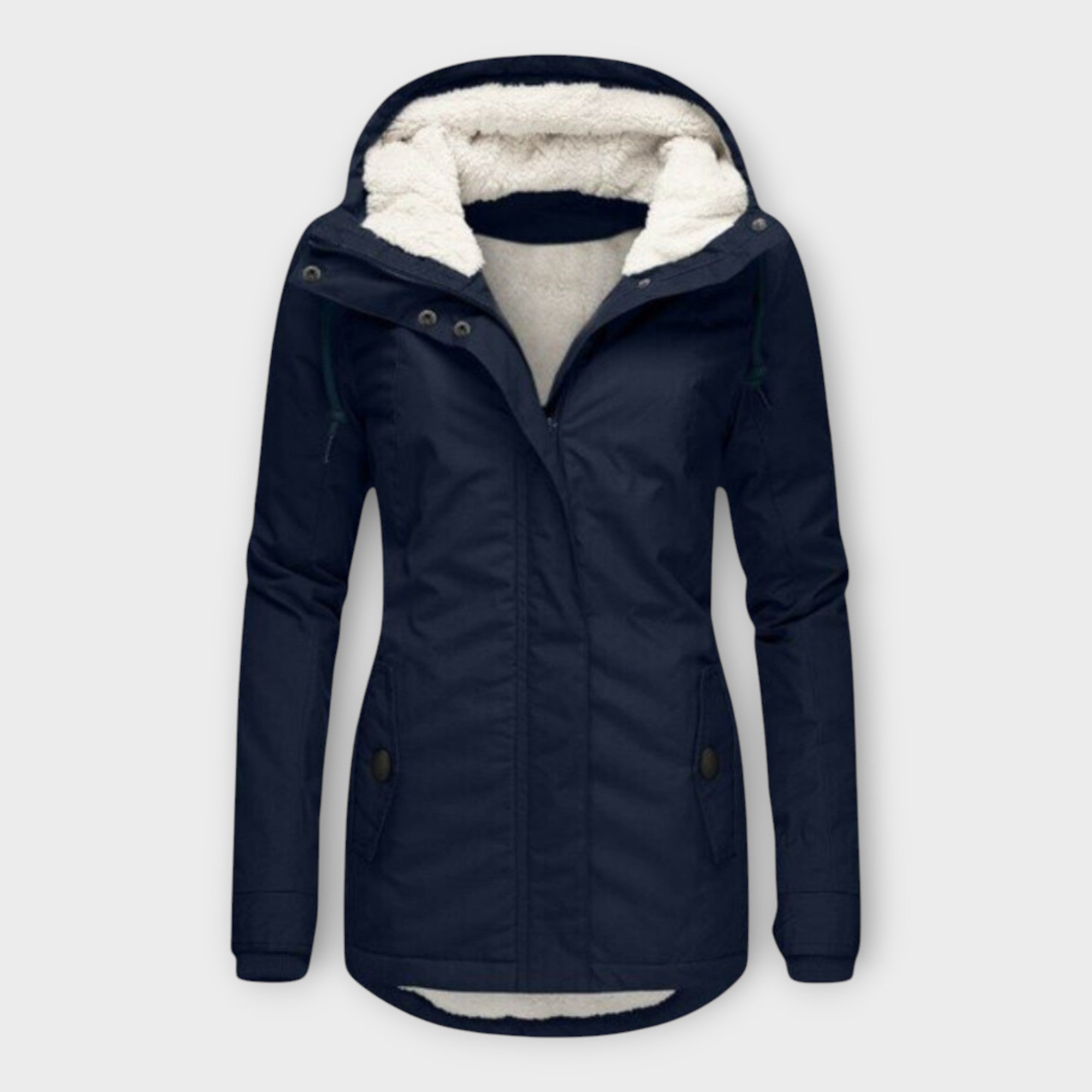 Winter Parka Jacket | Hooded with Fleece Lining