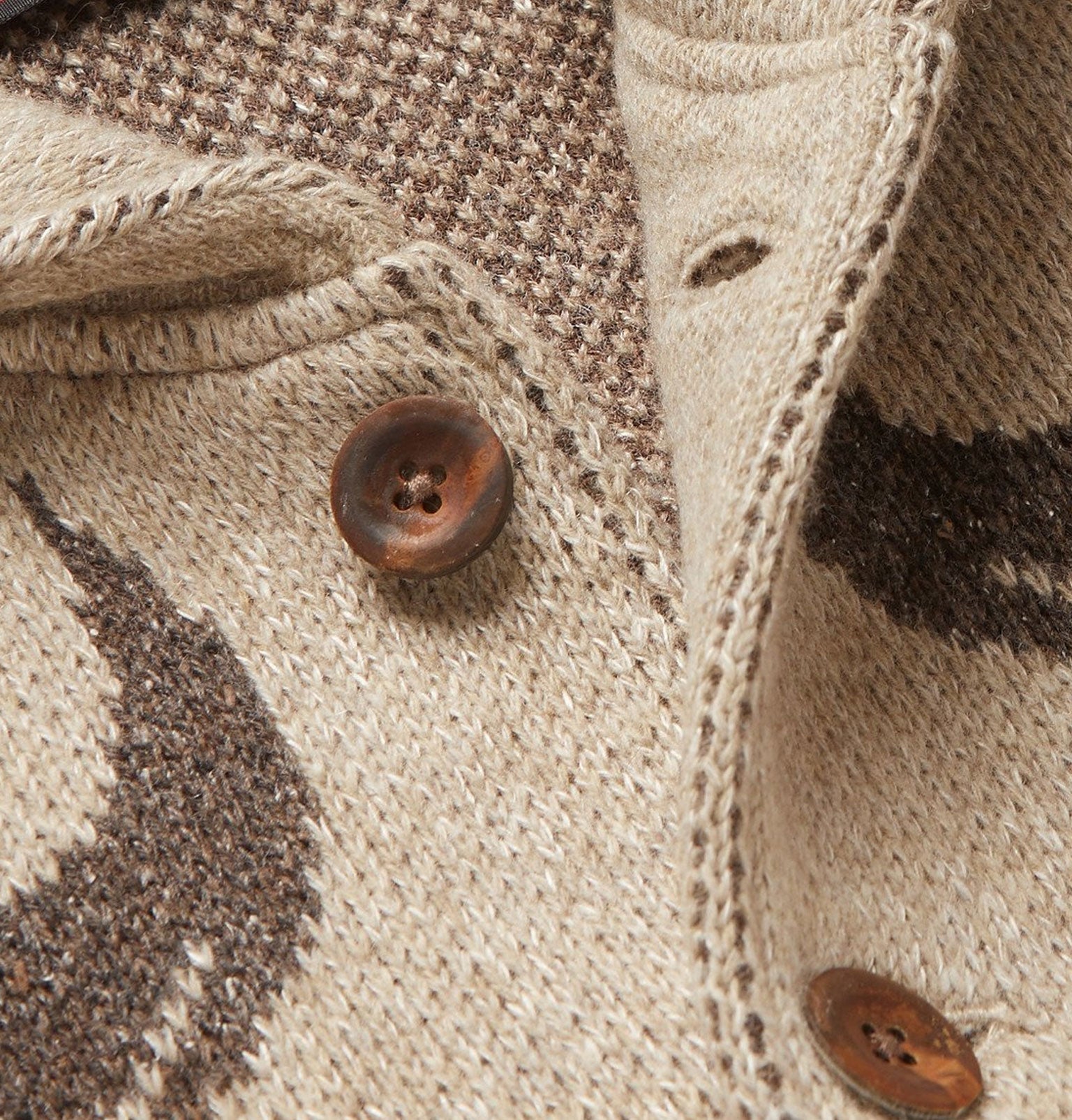 Fold Collar Cardigan | Button Front