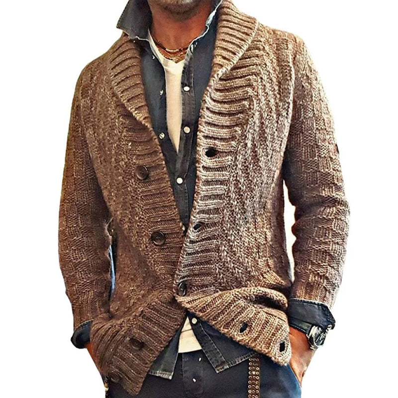 Shawl Collar Cardigan - Button Front
