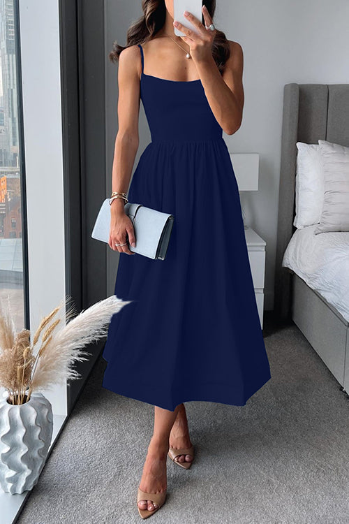 Women's Elegant Sleeveless Formal Wedding Guest Maxi Dress