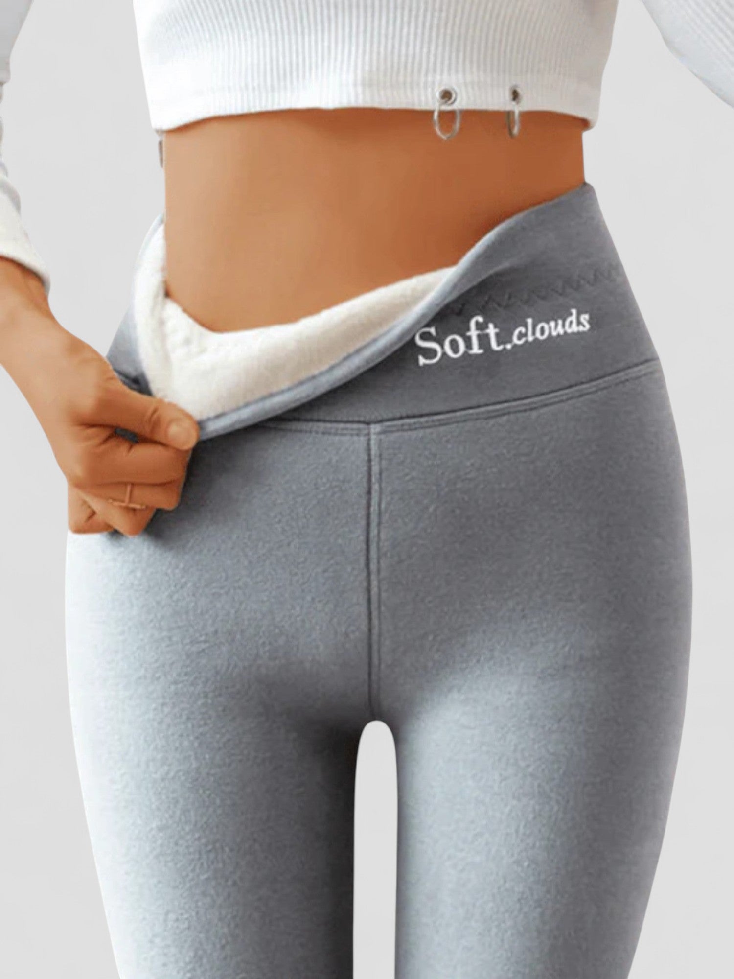 High Waist Leggings - Warm Lined Stretch Fit